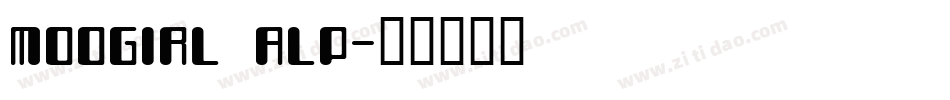 MOOGIRL ALP字体转换